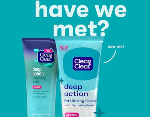 Clean & Clear Oil-Free Deep Action Exfoliating Facial Scrub