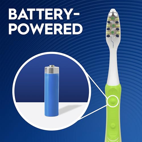 Oral-B Toothbrush, Vibrating Plaque Remover Pulsar, Vibrating Battery Toothbrush, Soft, 4 Count