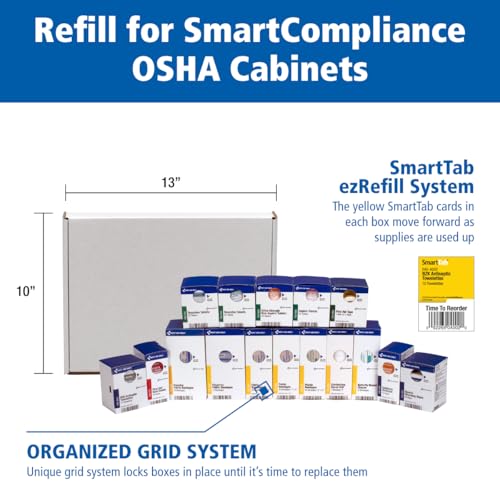 First Aid Only General SmartCompliance 237 Piece Refill Pack with Medications (700002)