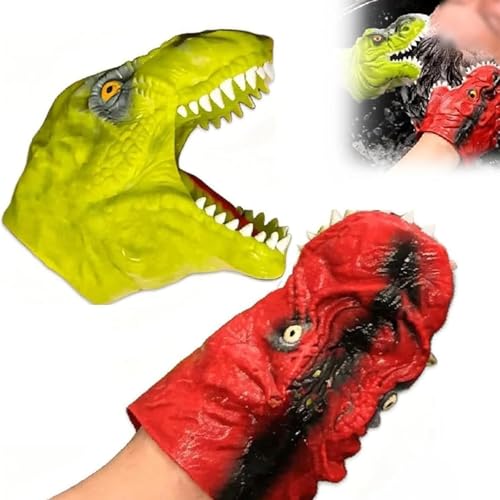 Dinosaur Hair Washing Gloves & Silicone Scalp Massager