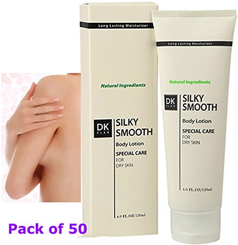 DK ELAN Silky Smooth Body Lotion (Pack of 50) – New natural moisturizer for dry, scaly, itchy skin