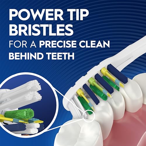 Oral-B Toothbrush, Vibrating Plaque Remover Pulsar, Vibrating Battery Toothbrush, Soft, 4 Count
