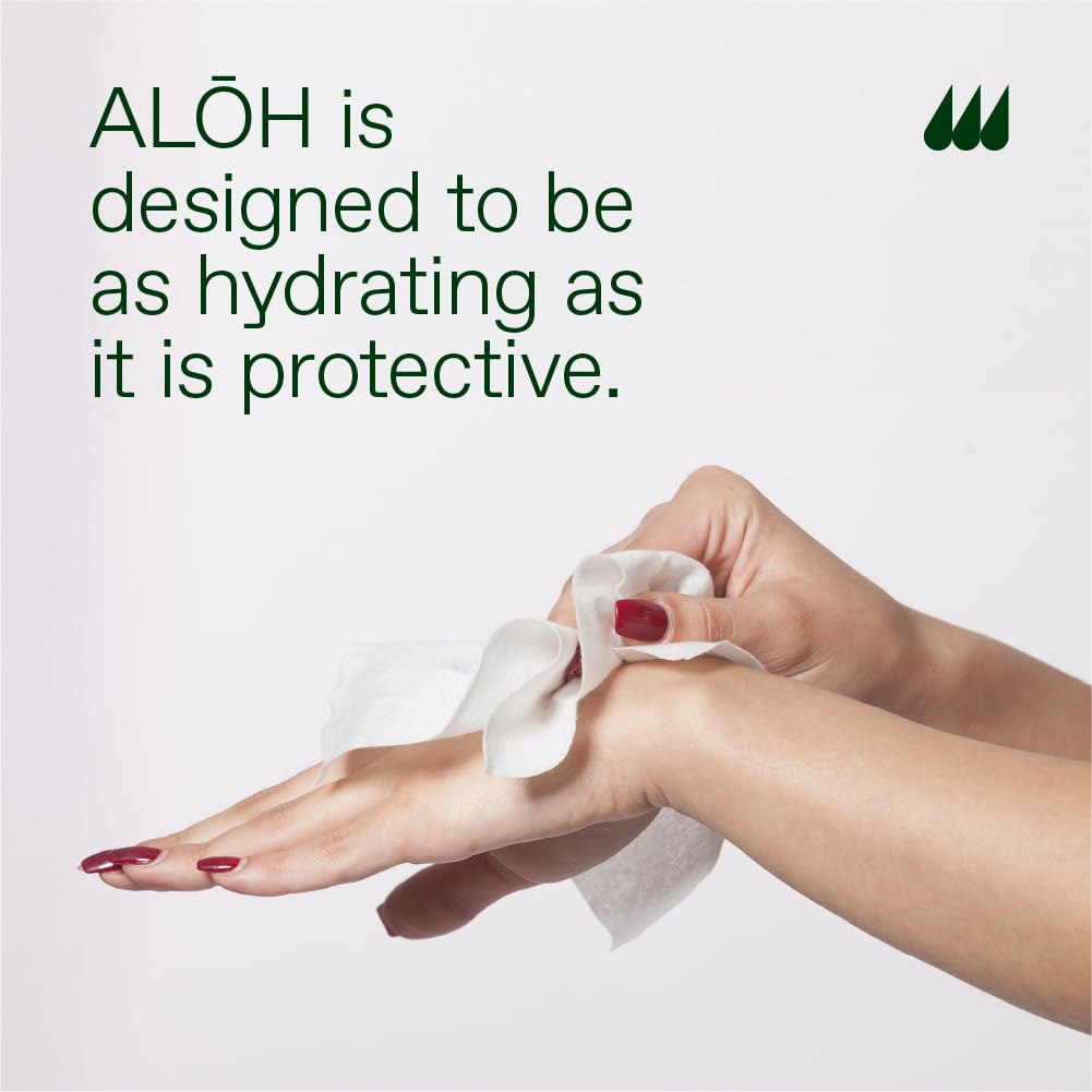 ALŌH Skin - Softening Sanitizing Hand Wipes