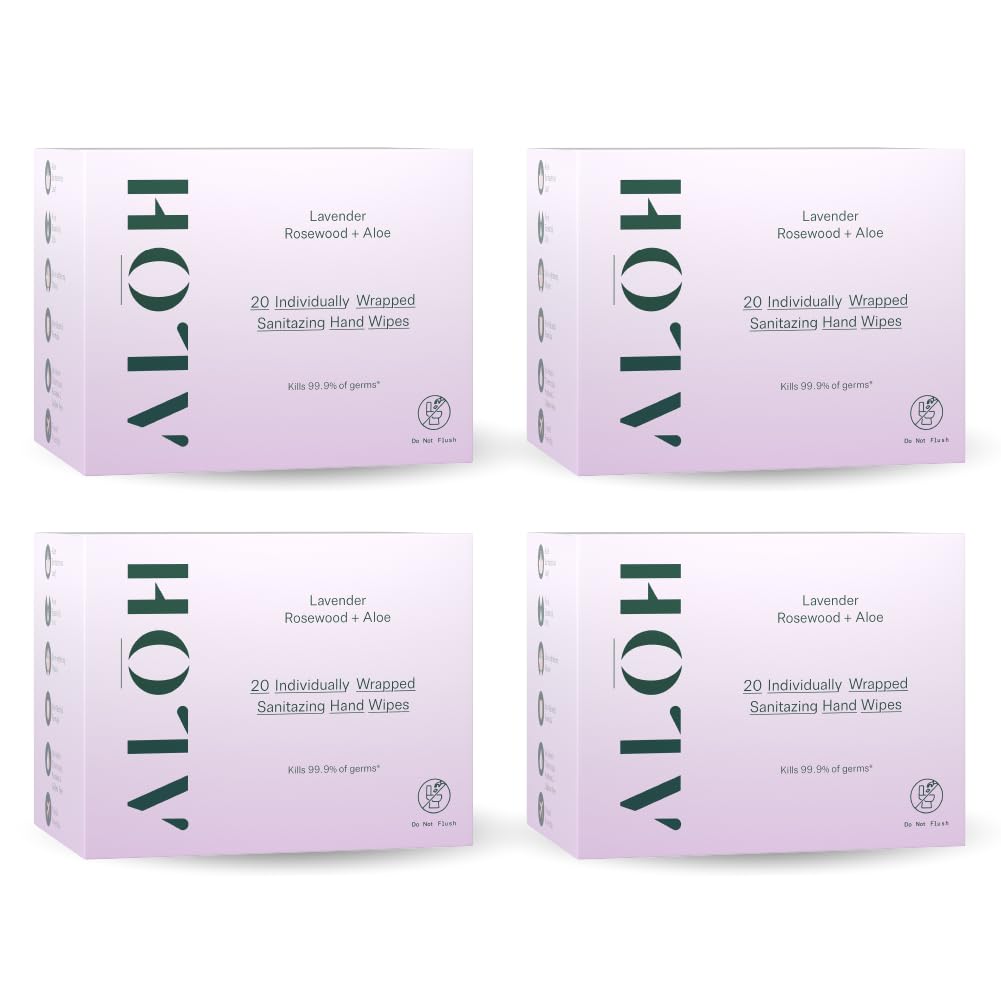 ALŌH Skin Softening Hand Sanitizing Wipes