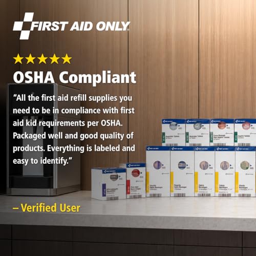 First Aid Only General SmartCompliance 237 Piece Refill Pack with Medications (700002)