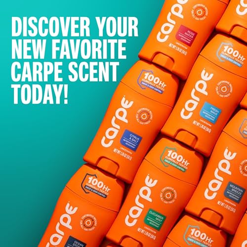 Carpe Underarm Antiperspirant for Men and Deodorant For Women, Combat excessive sweating Stay fresh and dry, Multipack