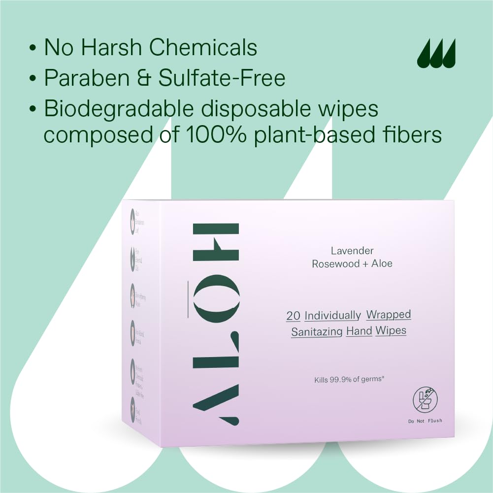 ALŌH Skin - Softening Sanitizing Hand Wipes