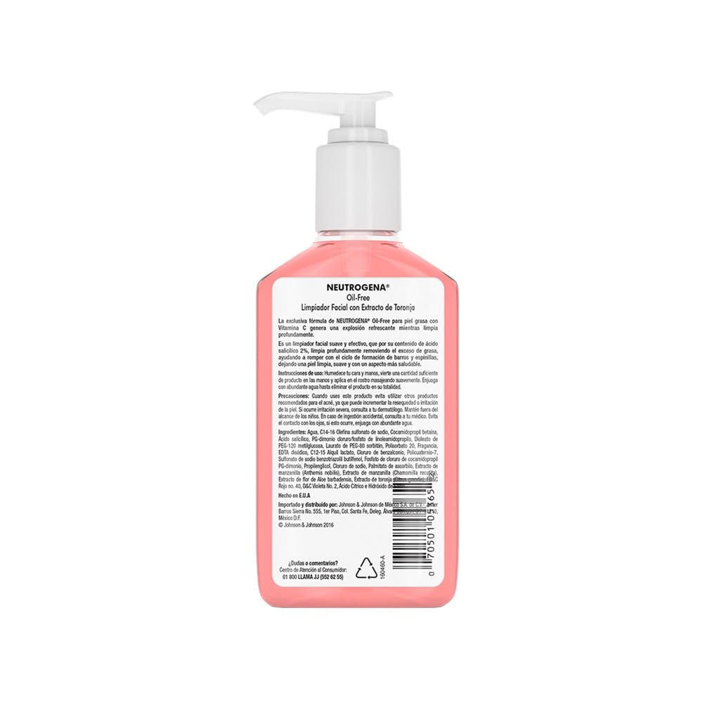 Neutrogena Neutrogena Acne And Facial Cleanser Wash With Salicylic Acid Fl Oz