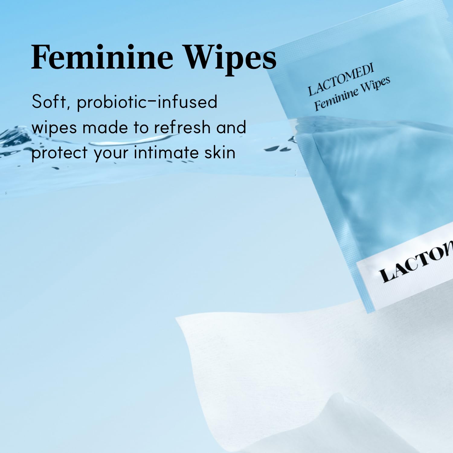 LACTOMEDI Bestie Box Intimate Care Kit – pH Balanced Feminine Hygiene Set with Intimate Care Gel, Foaming Wash, Deodorant Spray & Feminine Wipes for Daily Freshness