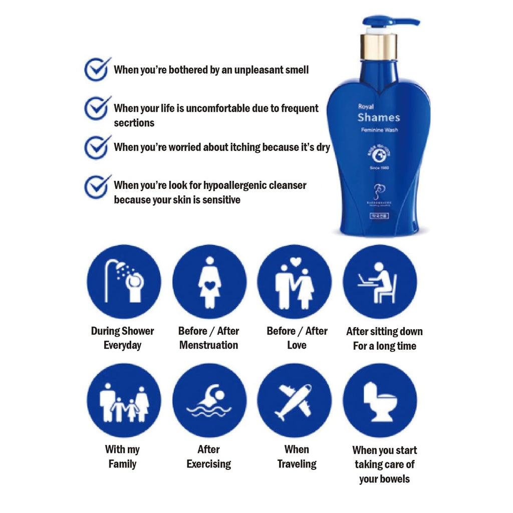 Baekoksaeng Feminine Wash PH Balanced 16 Herbal Plant Ingredients for Natural Daily Care & Sensitive skin Type (7.43 Fl Oz) | Intimate Area Hygiene, Hypoallergenic, Soothing, Odor Block | K-Beauty & 2023 Dermatest Tested Excellent