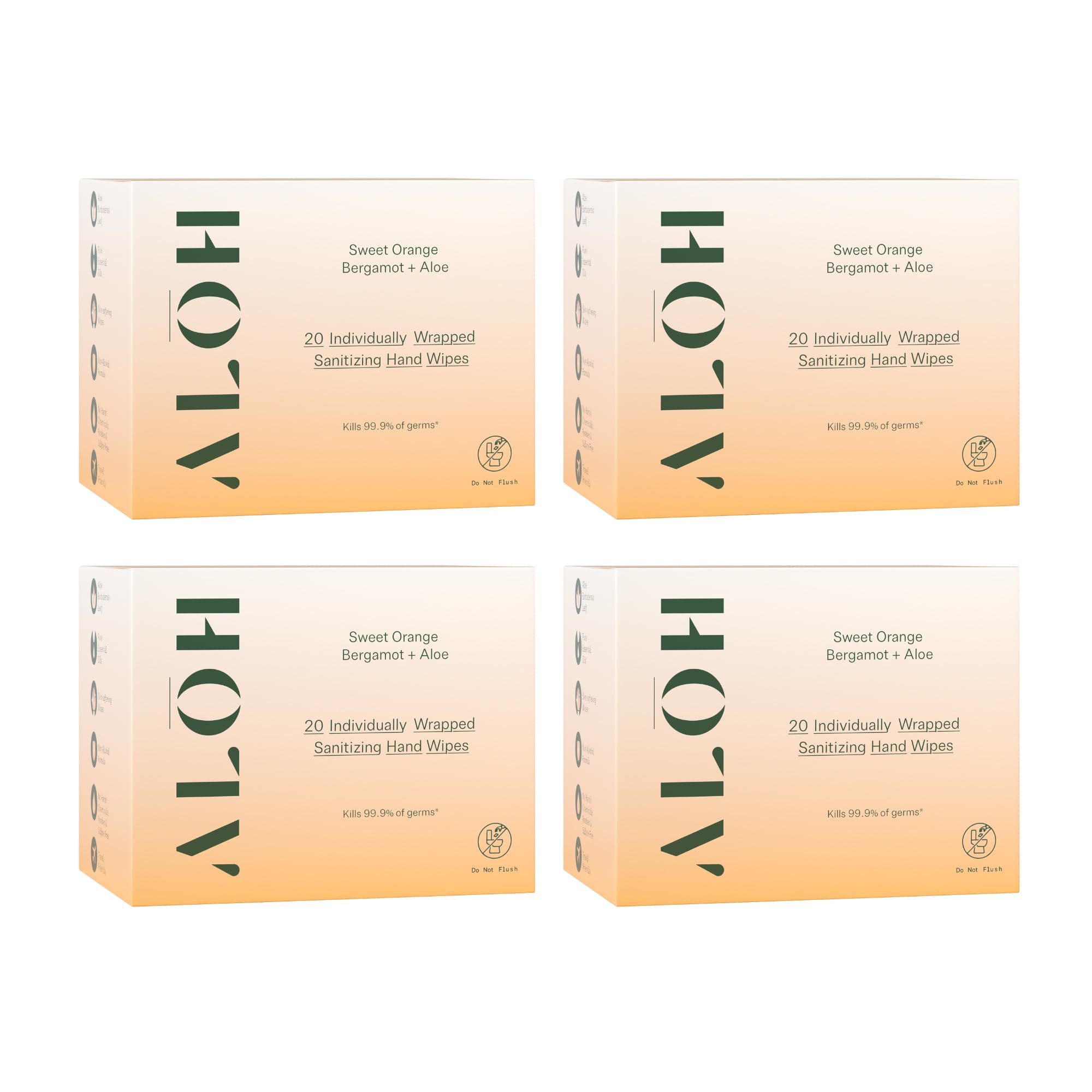 ALŌH Skin Softening Hand Sanitizing Wipes