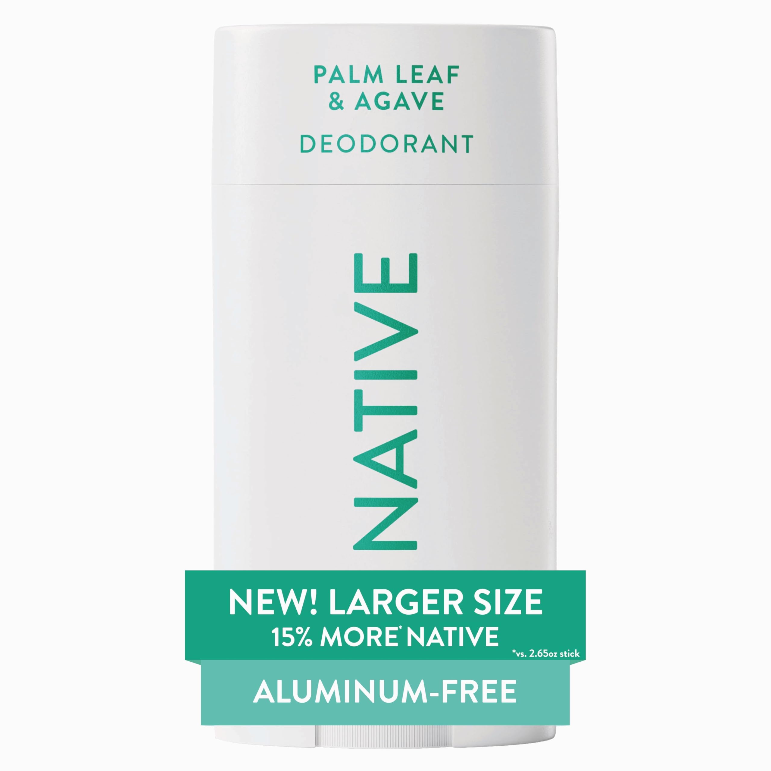 Native Aluminum Free Deodorant, Balsam & White Woods, Large Size Stick, 72 Hour Odor Control, for Women & Men, Contains Naturally Derived Ingredients