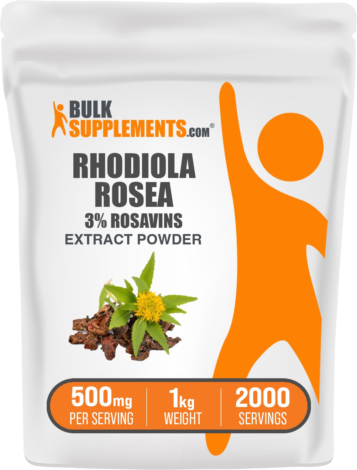 BulkSupplements Rhodiola Extract with 3% Rosavin