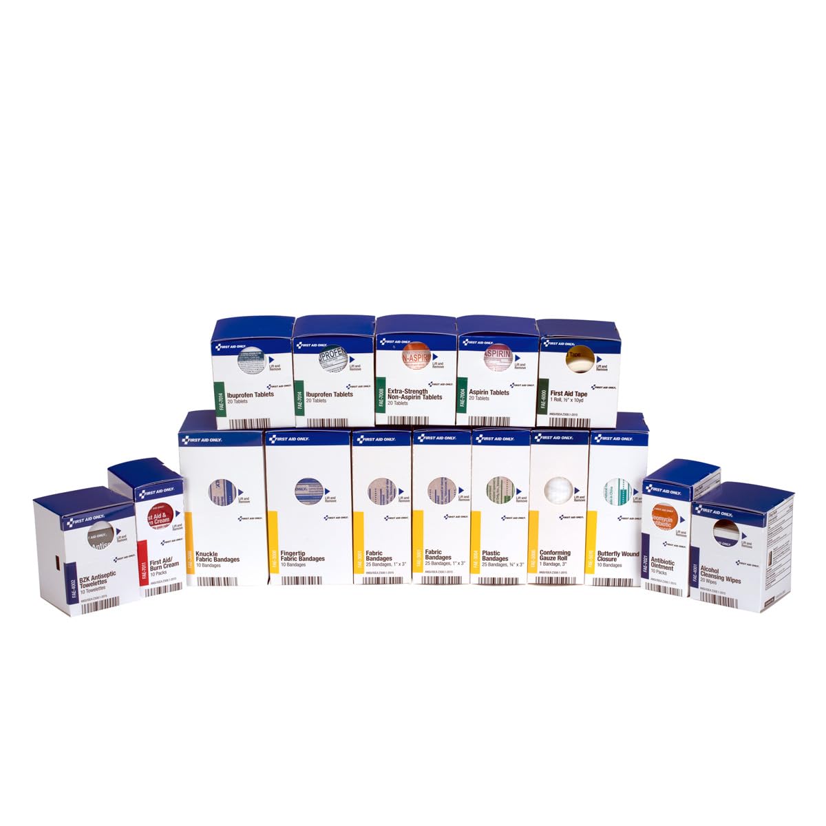 First Aid Only General SmartCompliance 237 Piece Refill Pack with Medications (700002)