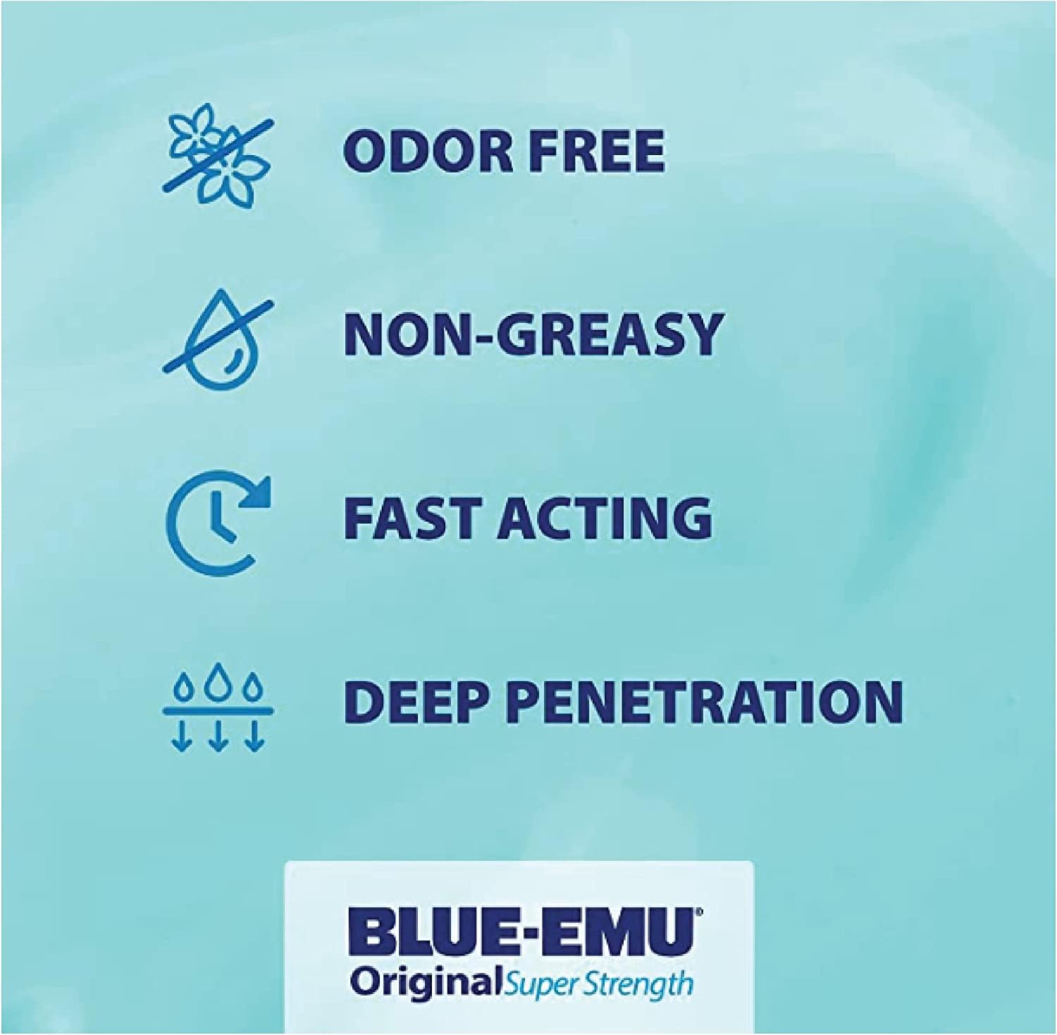 BLUE-EMU Original Muscle & Joint Pain Relief Cream