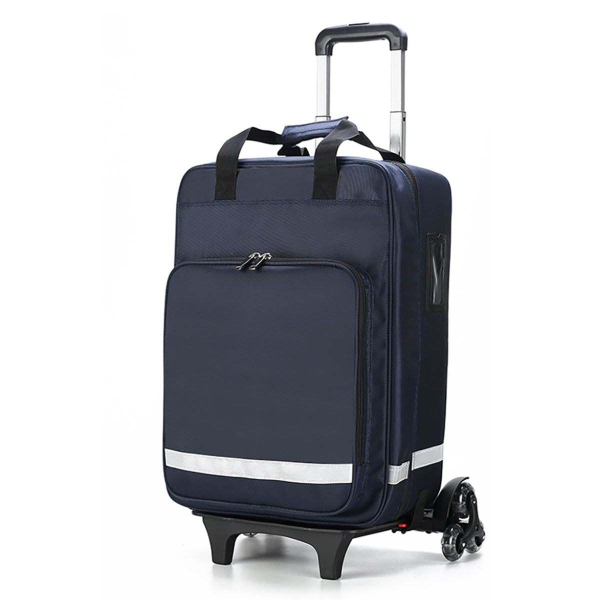 Large Rolling First Aid Trolley Bag with Dividers