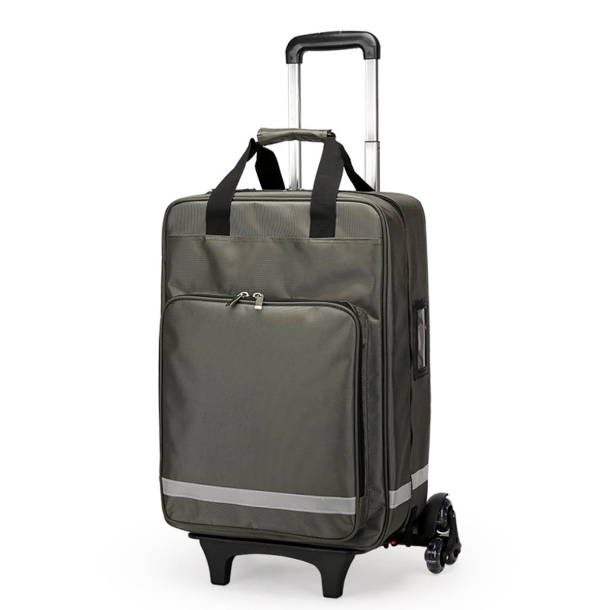 Large Rolling First Aid Trolley Bag with Dividers
