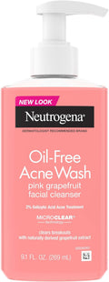 Neutrogena Neutrogena Acne And Facial Cleanser Wash With Salicylic Acid Fl Oz