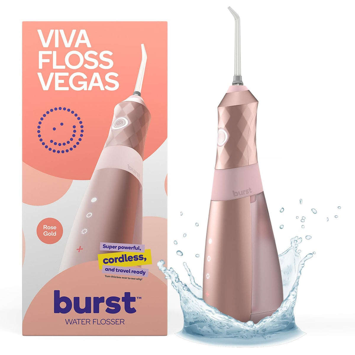 BURST Cordless Water Flosser for Daily Oral Care