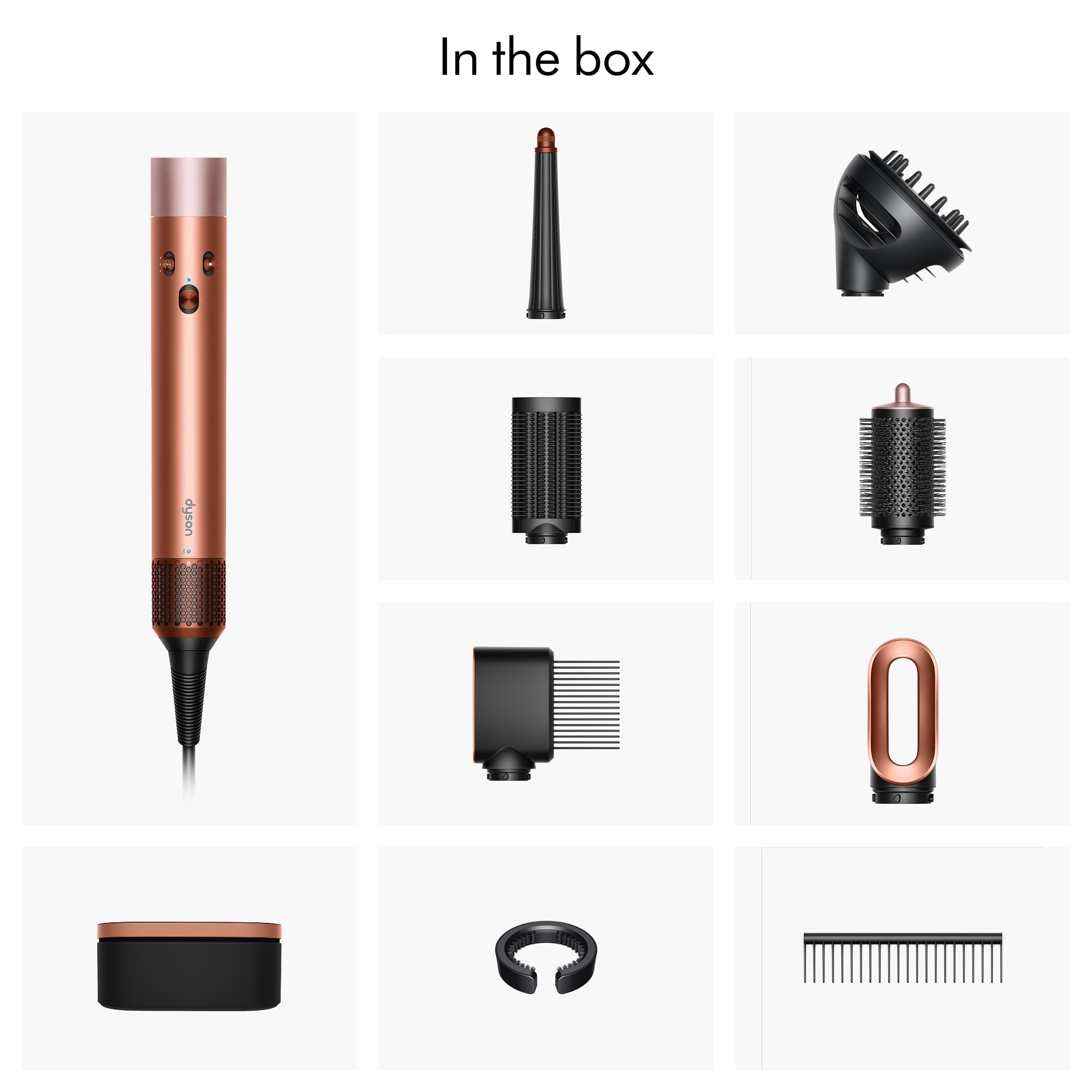 Dyson Airwrap i.d.™ Multi-Styler, Allure Winner, Bluetooth Connected, No Heat Damage, 6-in-1 Versatility, Intelligent Hair Styler
