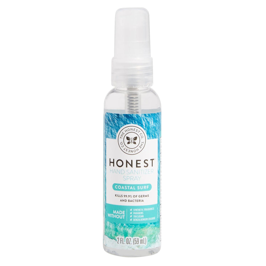 The Honest Company Plant-Based Hand Sanitizer Spray | Kills 99.9% of Germs | Hypoallergenic