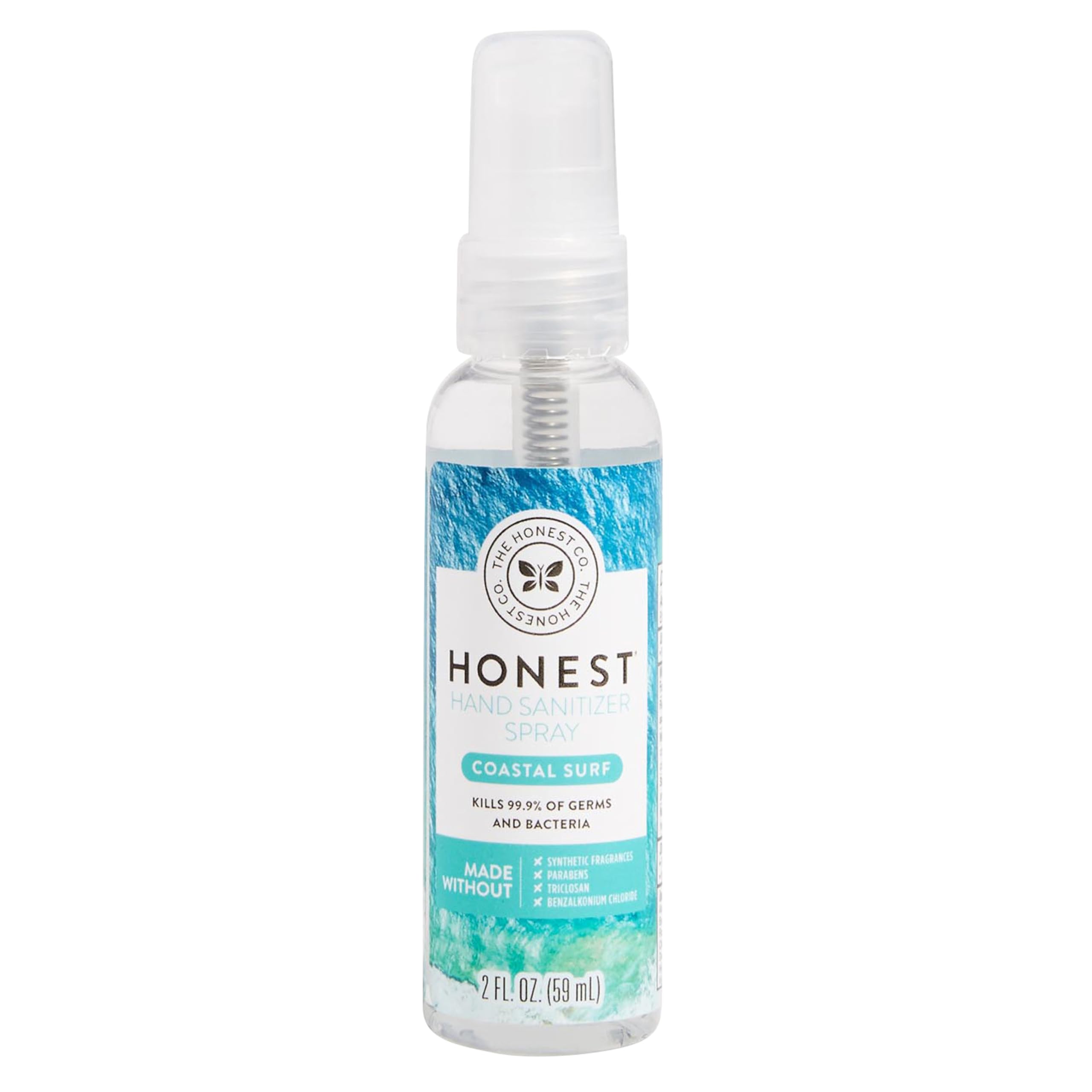 The Honest Company Plant-Based Hand Sanitizer Spray | Kills 99.9% of Germs | Hypoallergenic