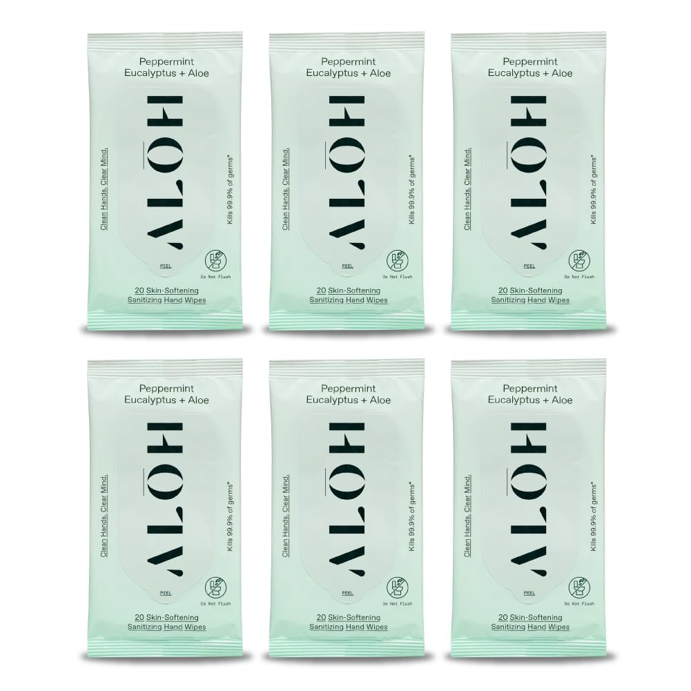 ALŌH + Aloe Sanitizing Hand Wipes for Kids & Adults