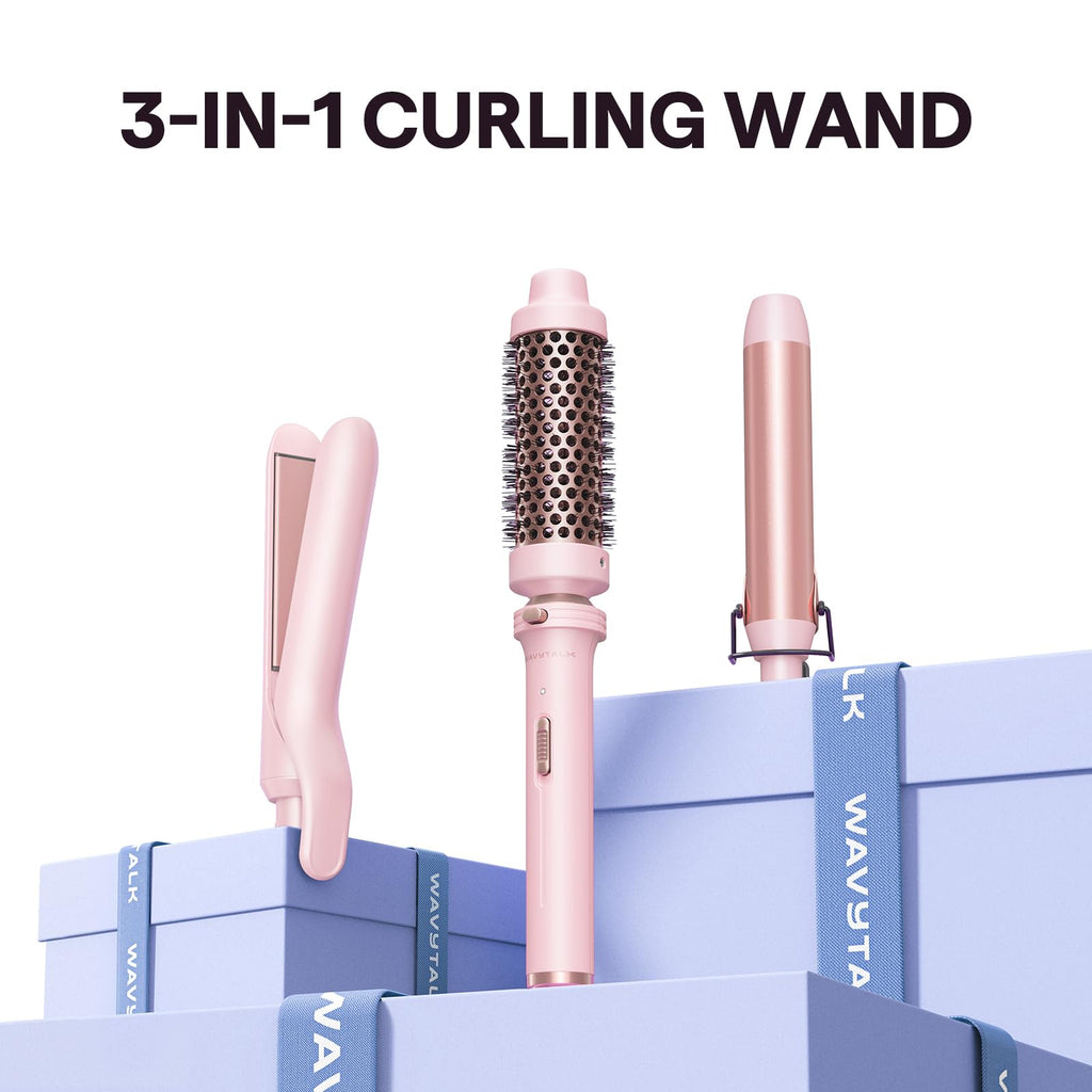 Wavytalk 3 in 1 Curling Wand Set