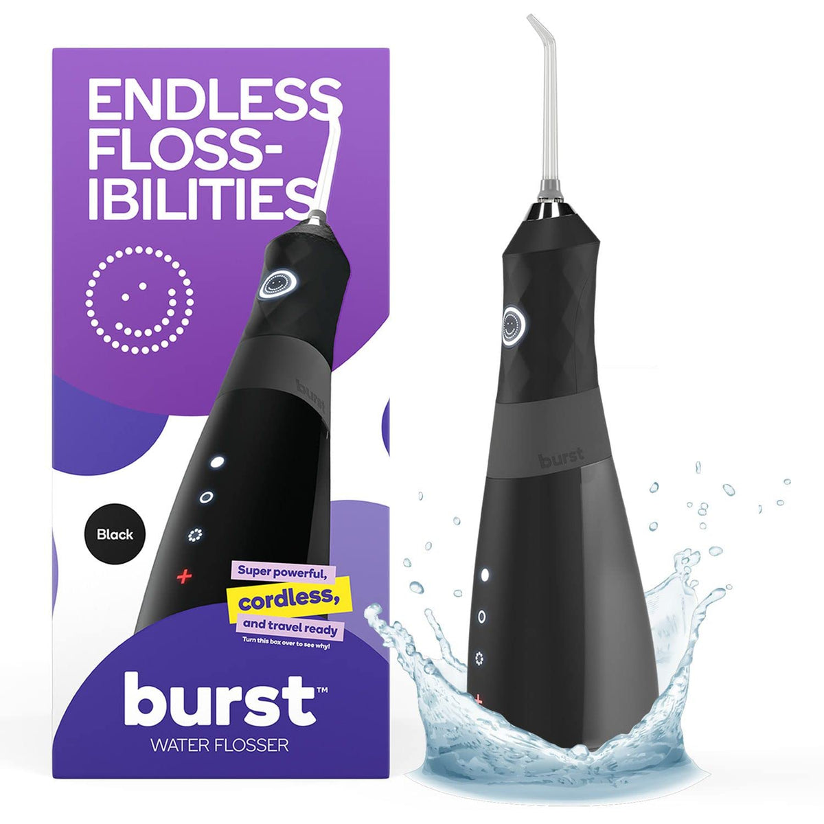BURST Cordless Water Flosser for Daily Oral Care