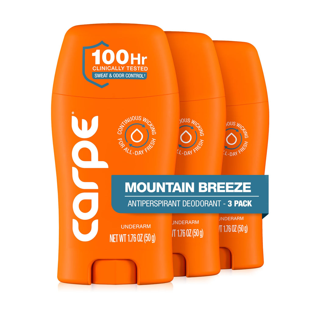 Carpe Underarm Antiperspirant & Deodorant Multipack