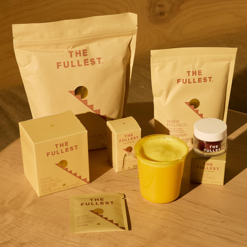 THE FULLEST Saffron Latte Mood & Sleep Wellness Powder
