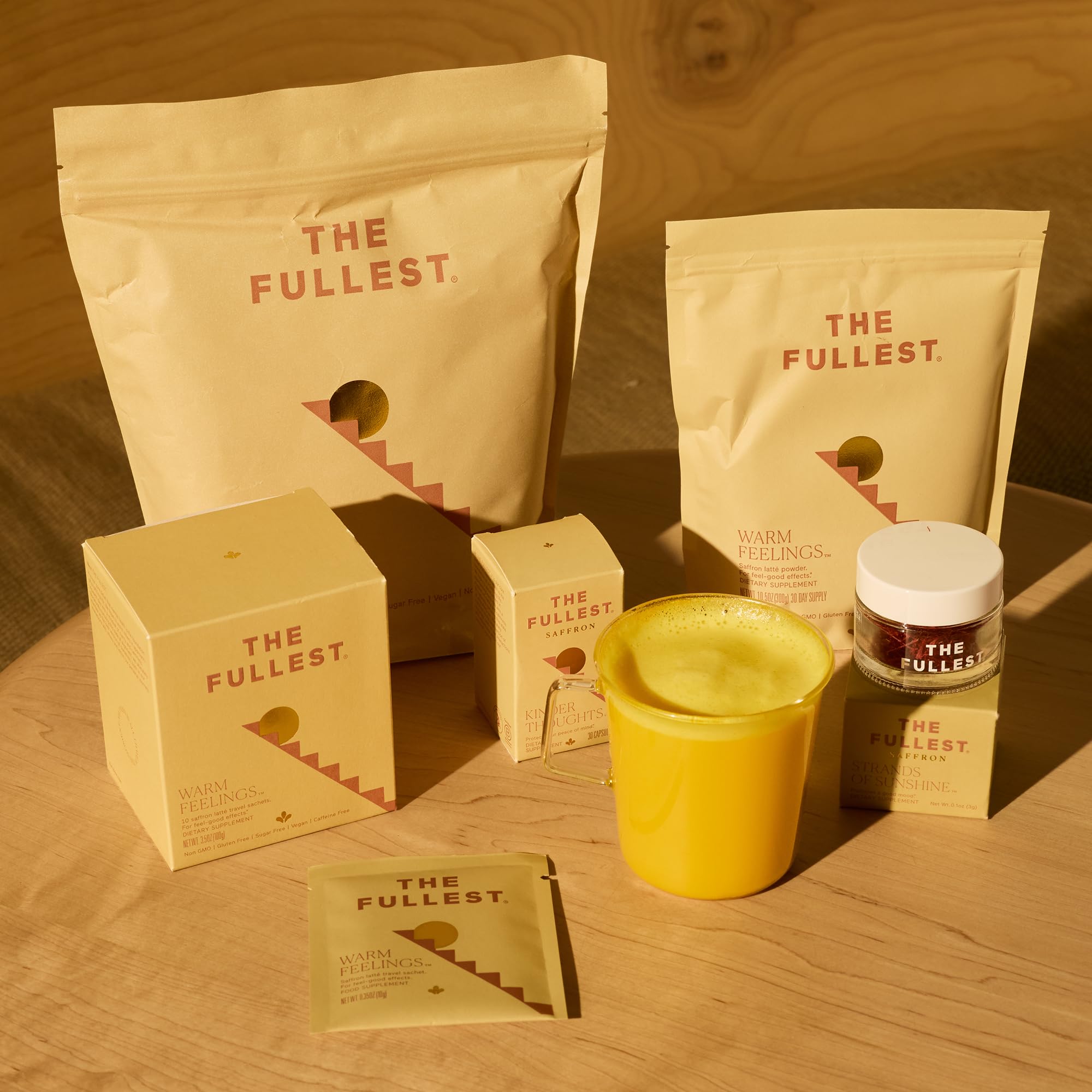THE FULLEST Saffron Latte Mood & Sleep Wellness Powder