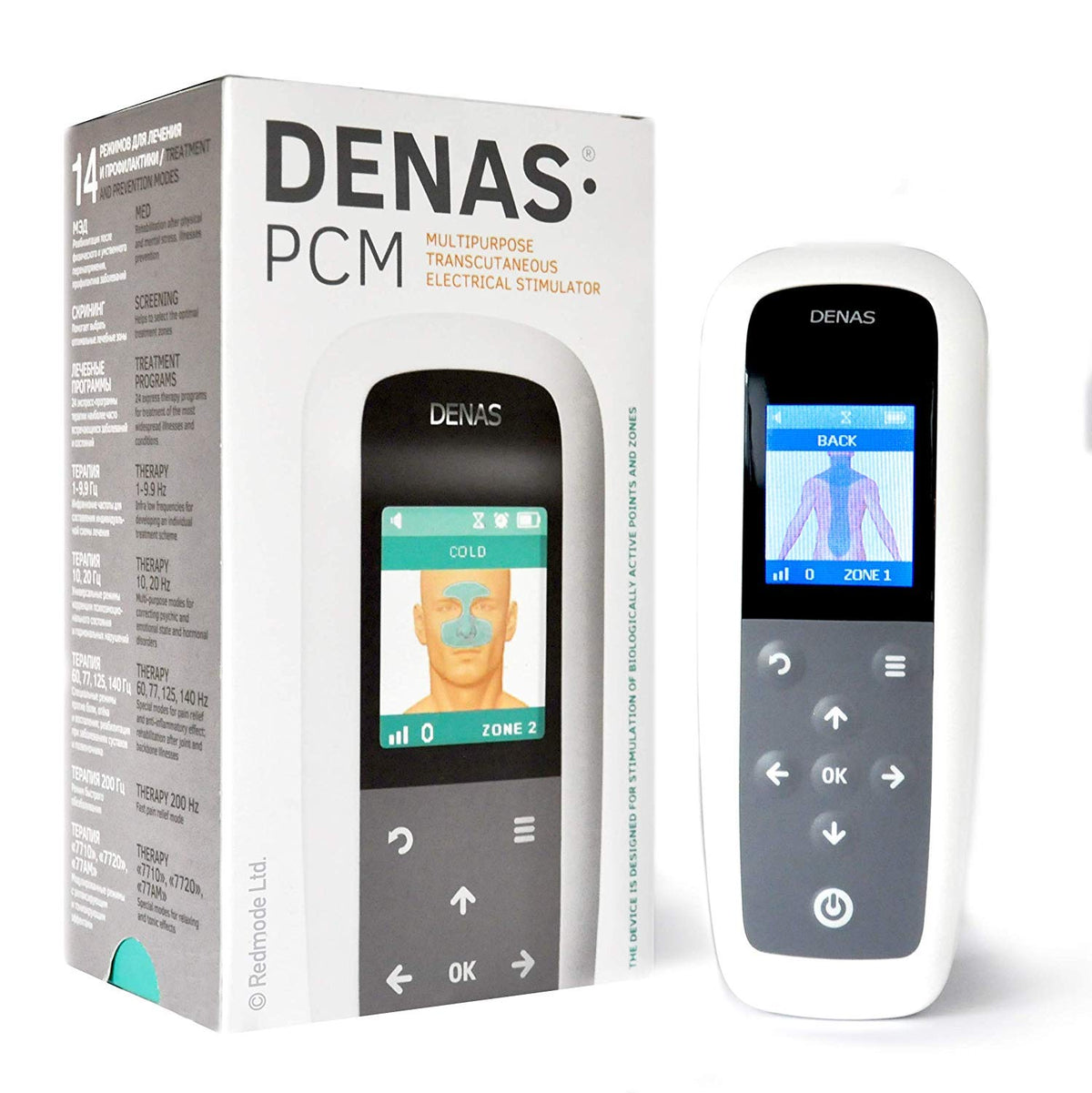 DiaDENS PCM 6 Biofeedback Therapy Device, English Menu