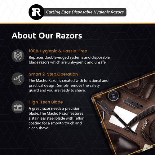 Better Barber Disposable Straight Razors, 100 Count