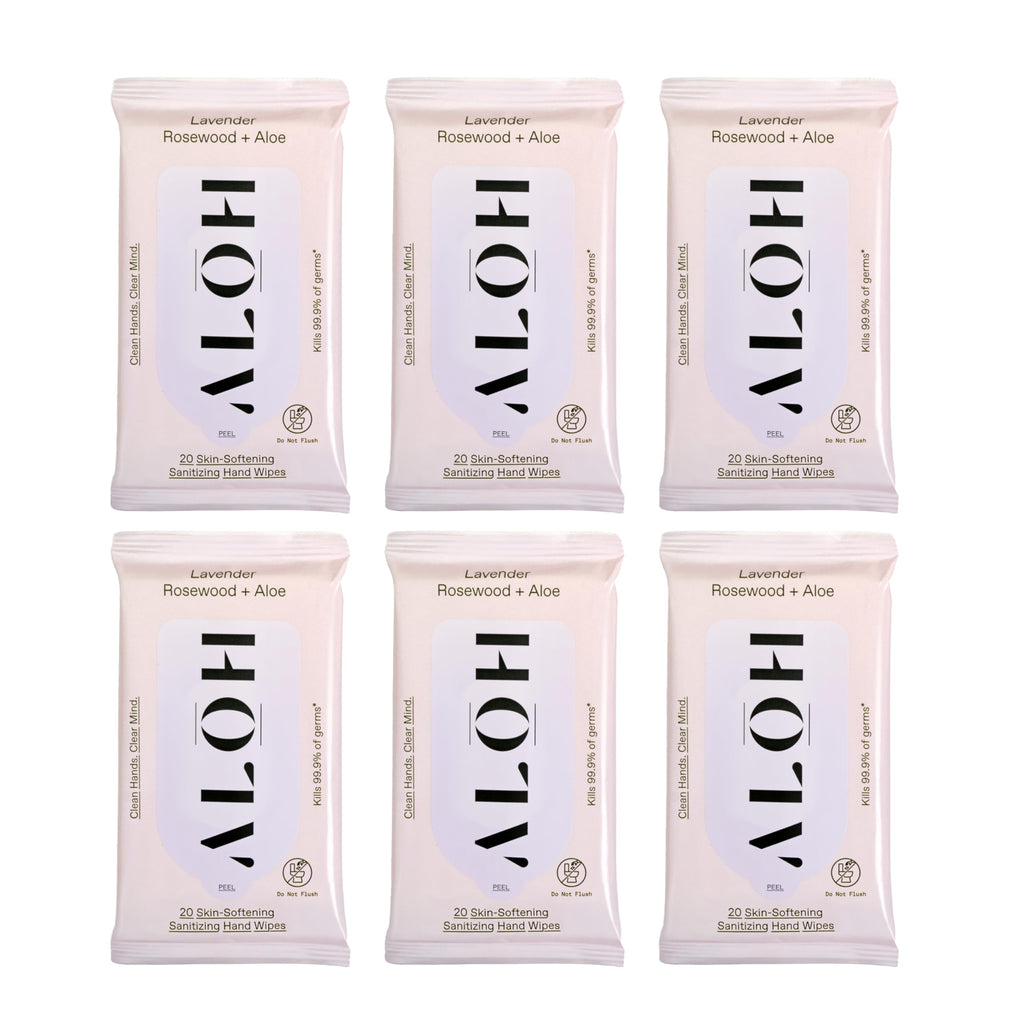 ALŌH + Aloe Sanitizing Hand Wipes for Kids & Adults