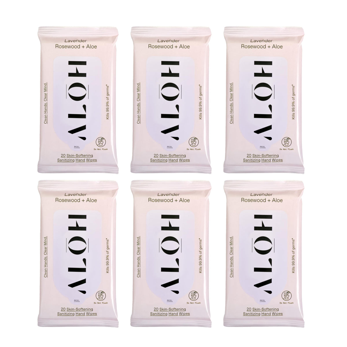 ALŌH + Aloe Sanitizing Hand Wipes for Kids & Adults