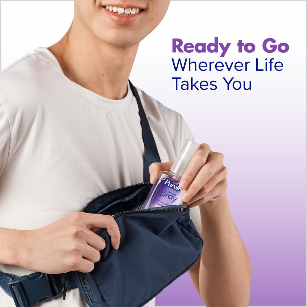 PURELL Hand Sanitizer Spray, Infused with Essential Oils