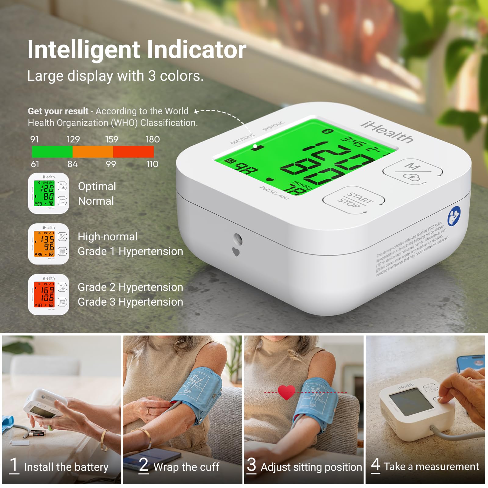iHealth Track Bluetooth Upper Arm Blood Pressure Monitor