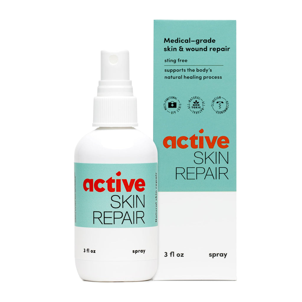 Active Skin Repair - The Natural & Non-Toxic Hydrogel & Antiseptic Spray for Minor Cuts, Scrapes, Rashes, Sunburns and Other Skin Irritations