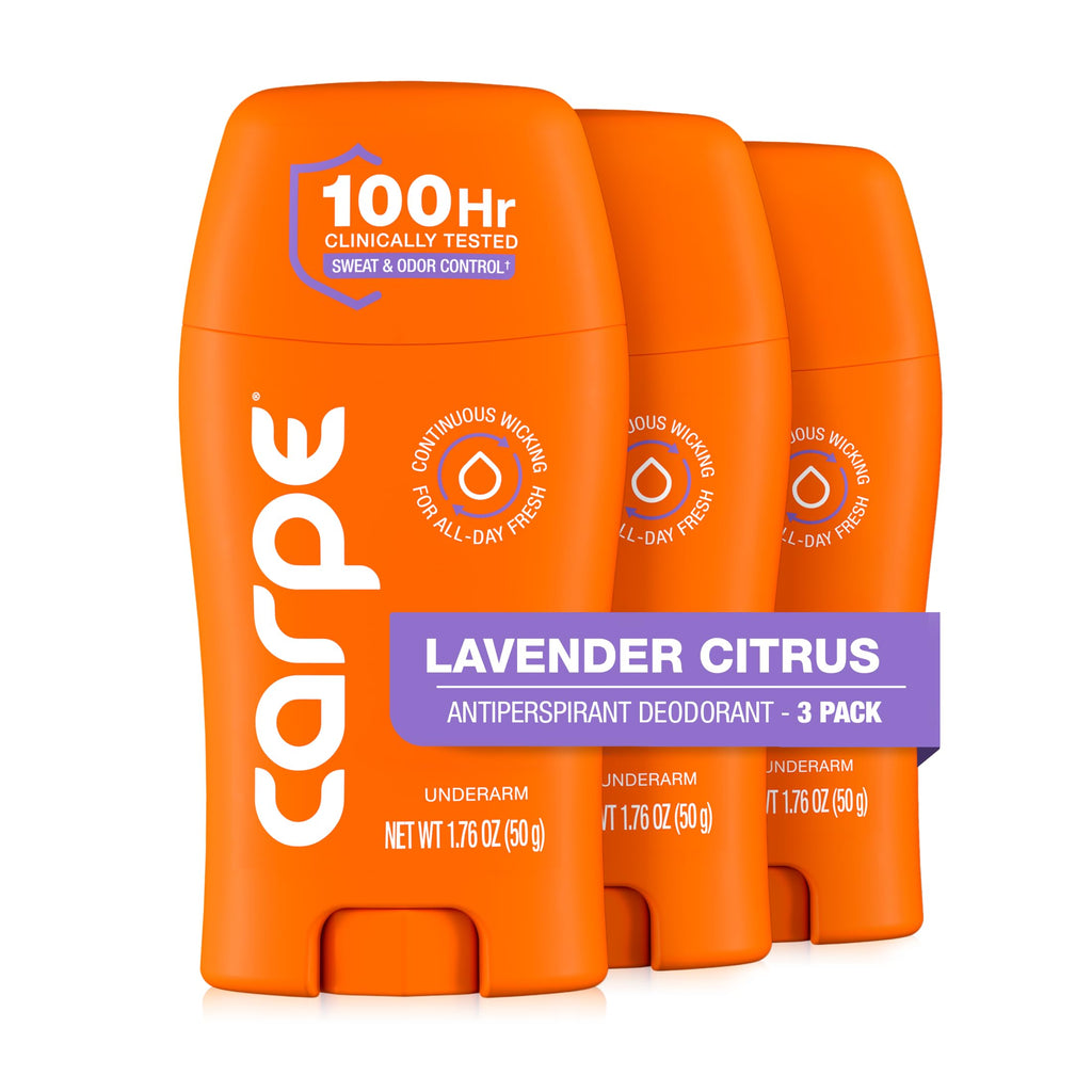 Carpe Underarm Antiperspirant & Deodorant Multipack