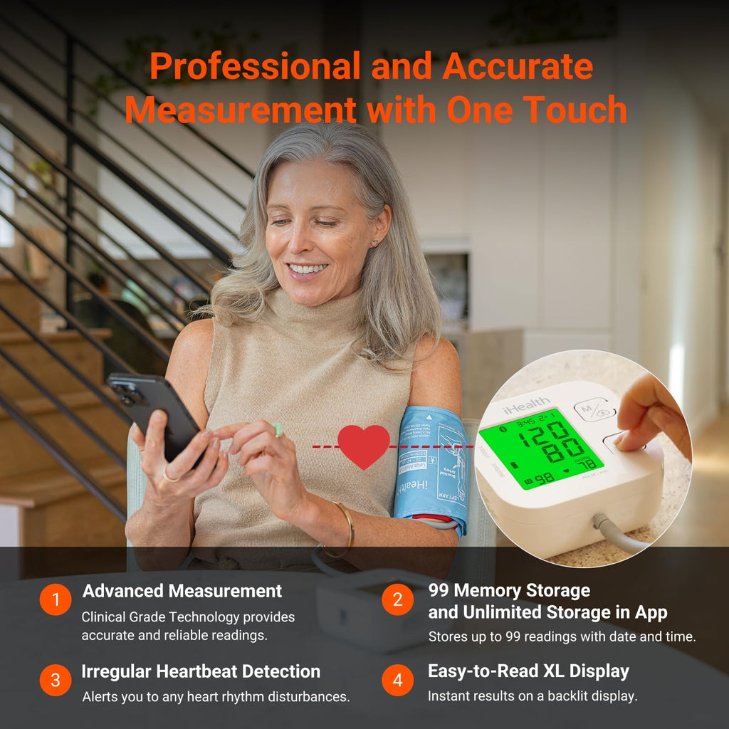 iHealth Track Bluetooth Upper Arm Blood Pressure Monitor