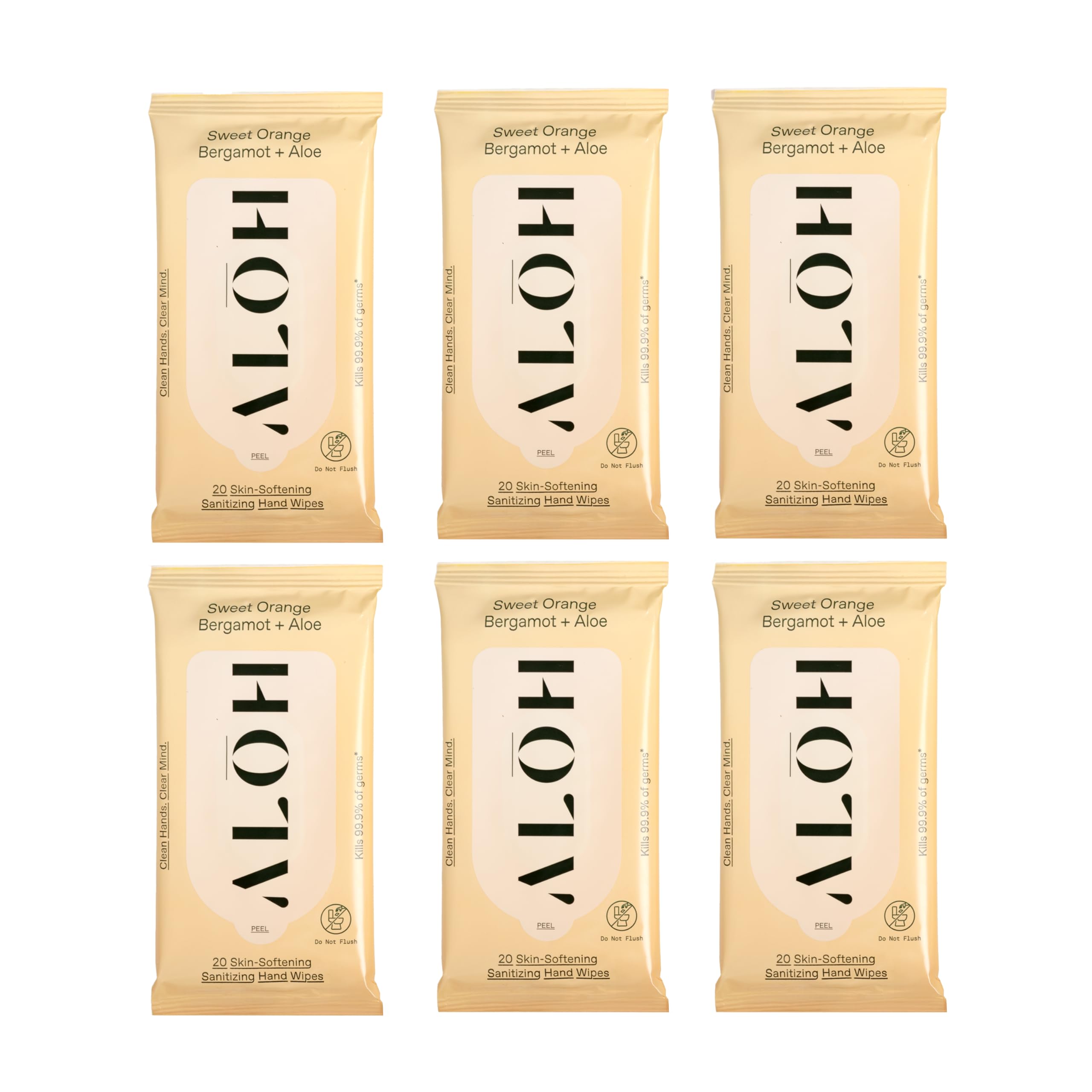 ALŌH + Aloe Sanitizing Hand Wipes for Kids & Adults