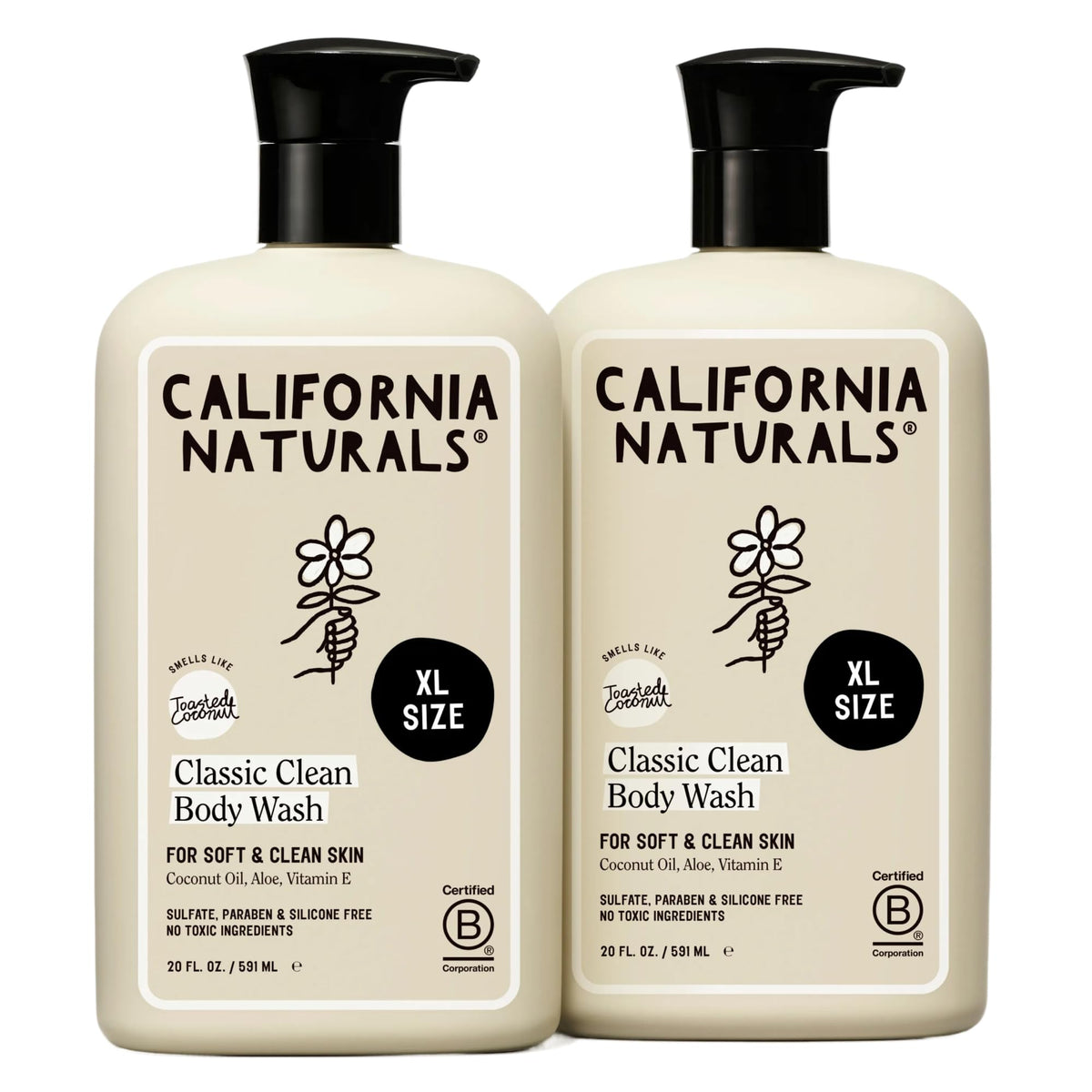 California Naturals Coconut Vitamin E Body Wash