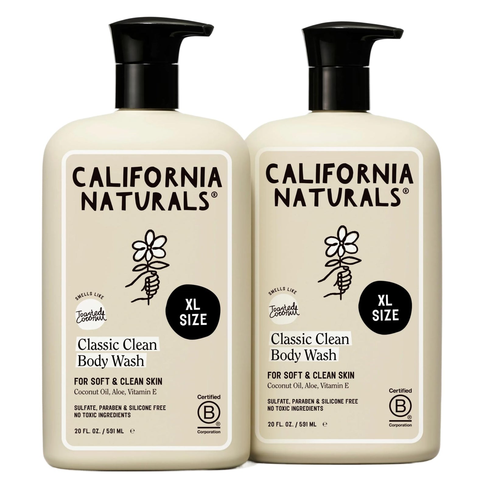 California Naturals Coconut Vitamin E Body Wash