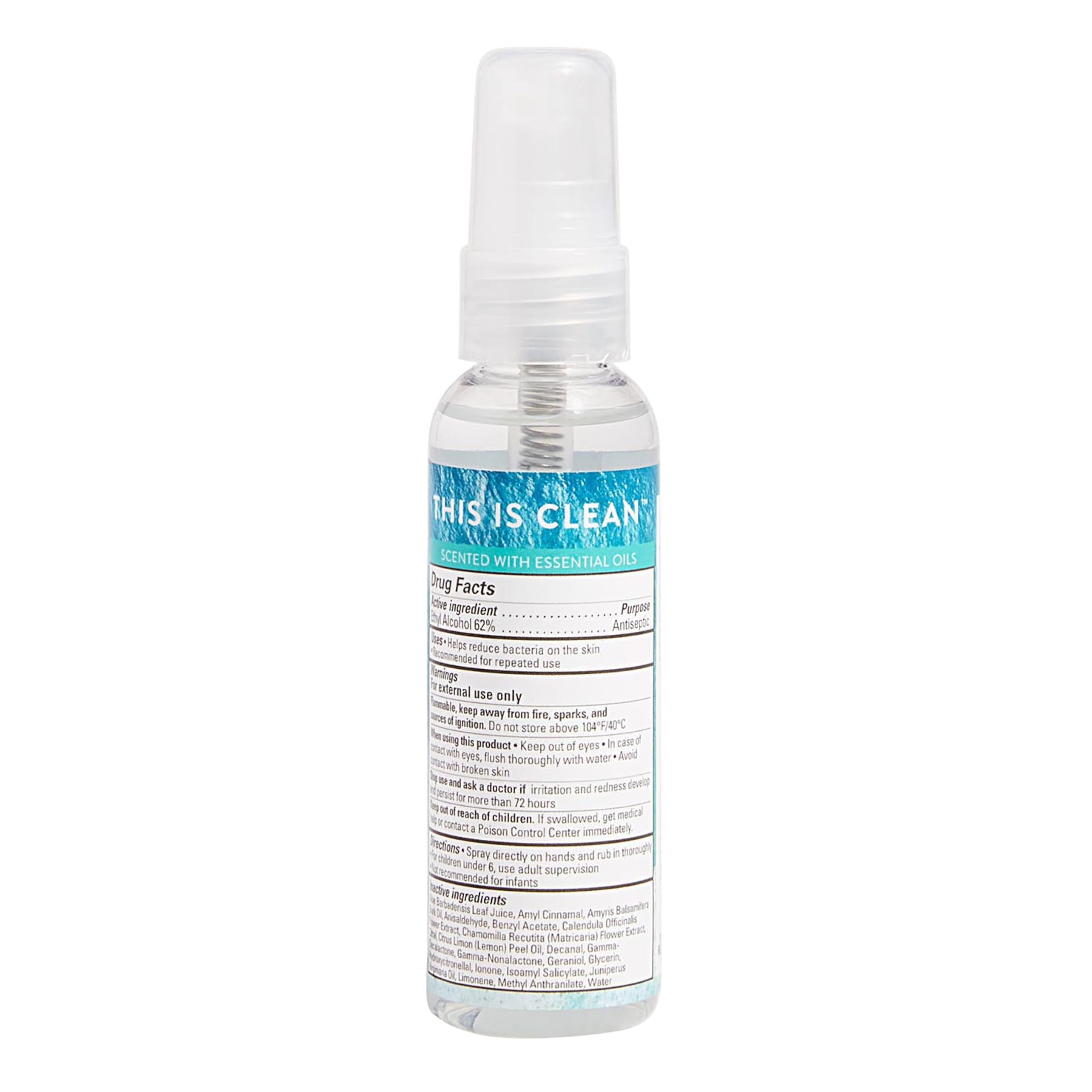 The Honest Company Plant-Based Hand Sanitizer Spray | Kills 99.9% of Germs | Hypoallergenic