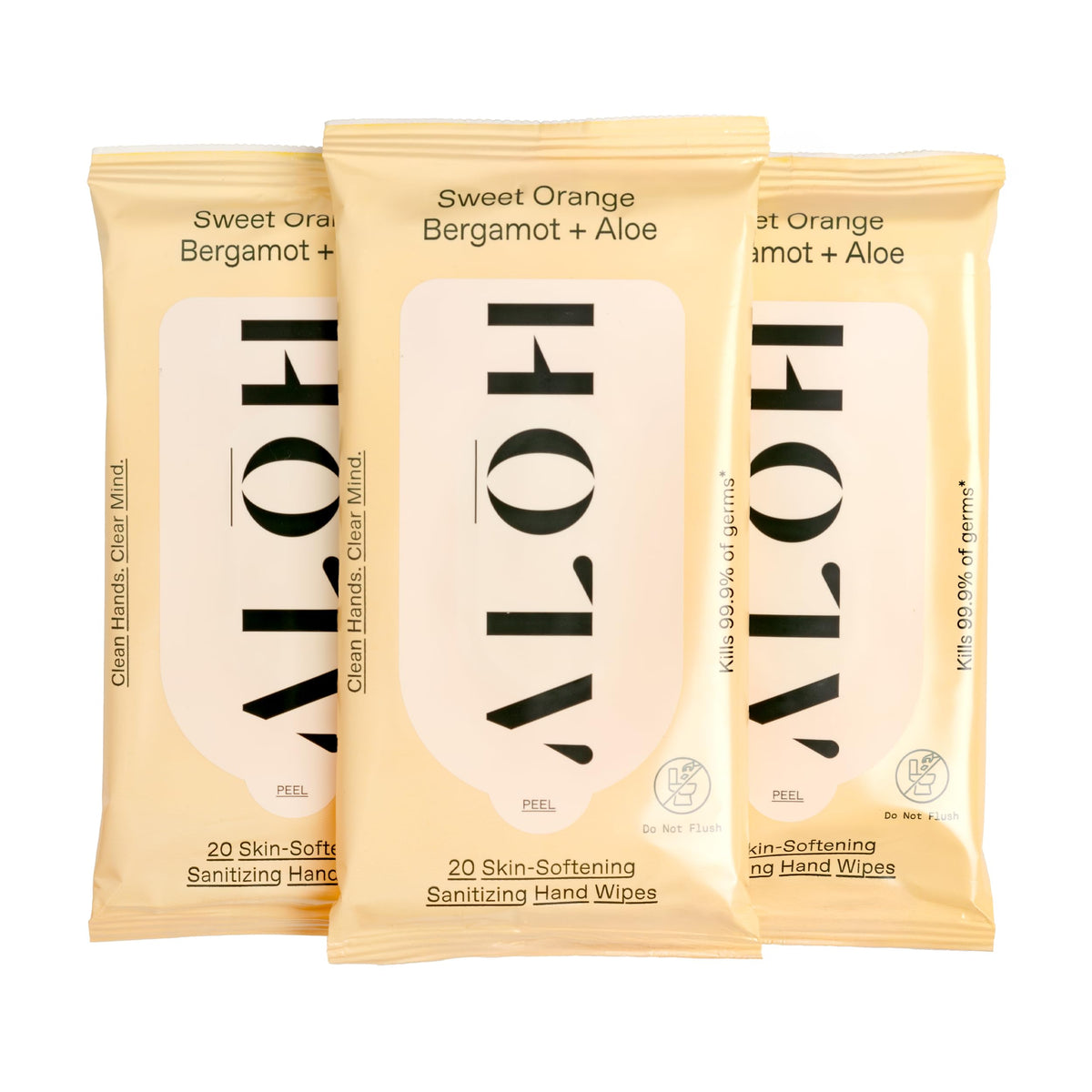 ALŌH + Aloe Sanitizing Hand Wipes for Kids & Adults