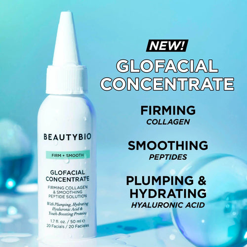 BeautyBio GLOfacial Deep Pore Cleansing & Blue LED Set
