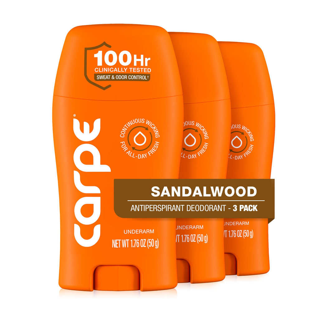 Carpe Underarm Antiperspirant & Deodorant Multipack
