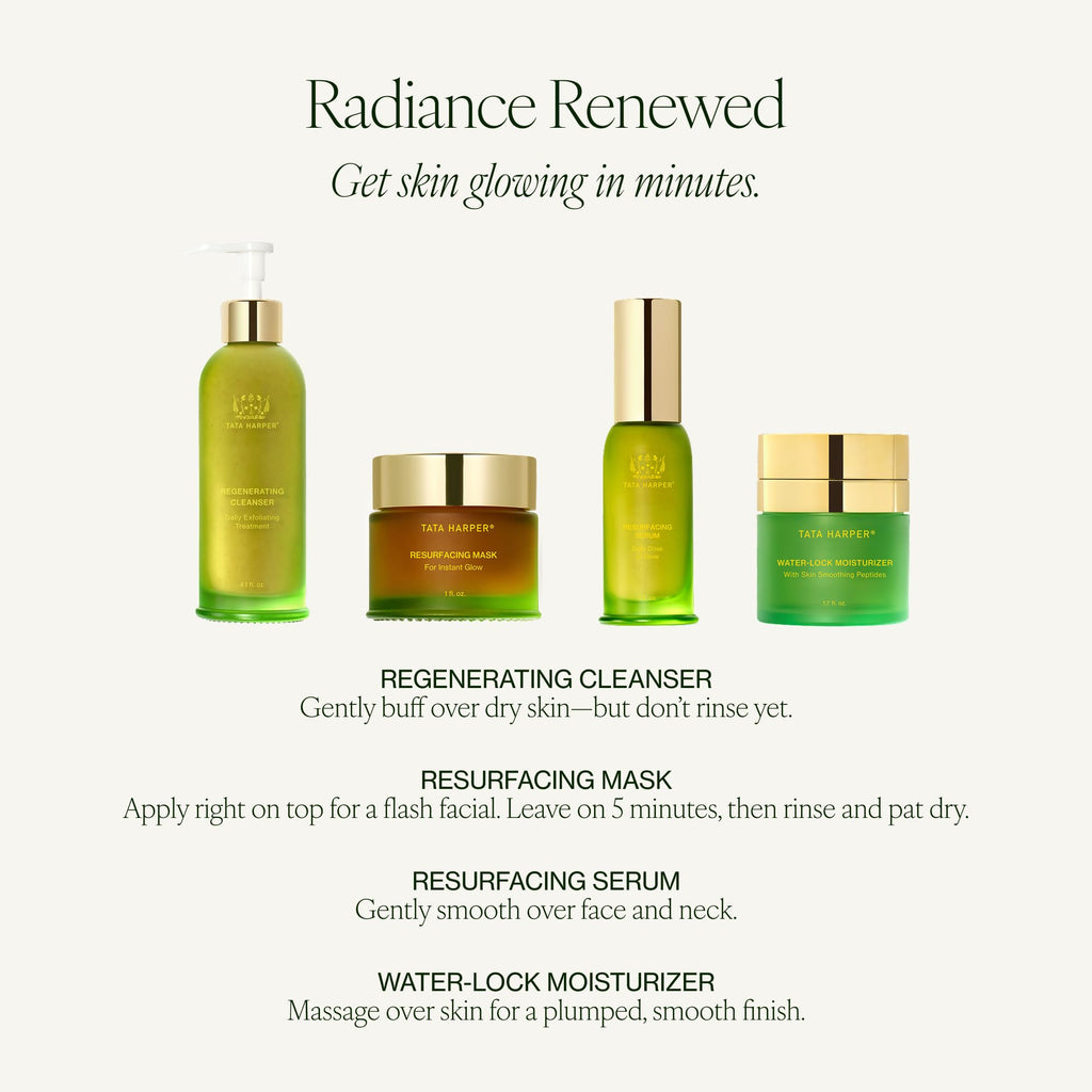 Tata Harper Resurfacing Serum | Gentle Daily Exfoliating Serum with AHA & BHA | Refines, Smooths, and Revives Skin’s Glow | Natural Skincare for Uneven Texture & Lack of Radiance | For All Skin Types