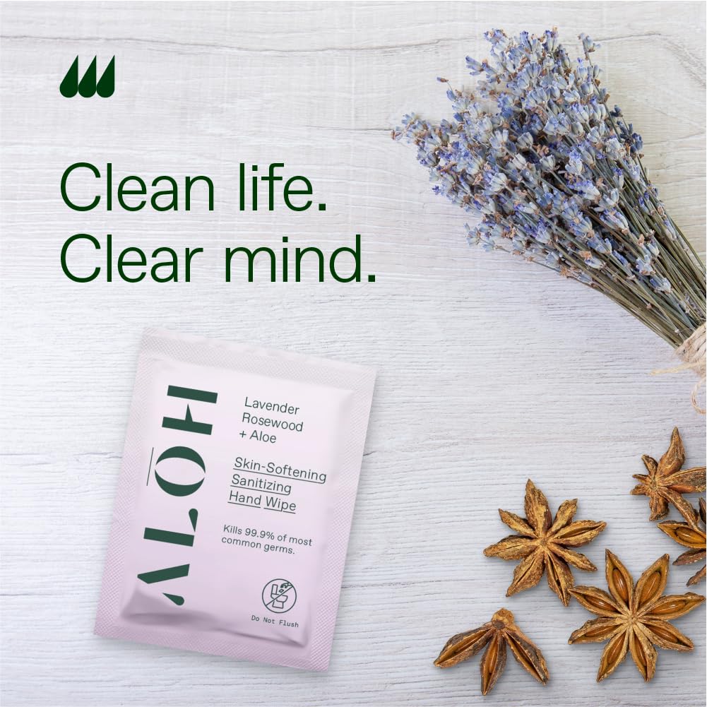 ALŌH Skin - Softening Sanitizing Hand Wipes
